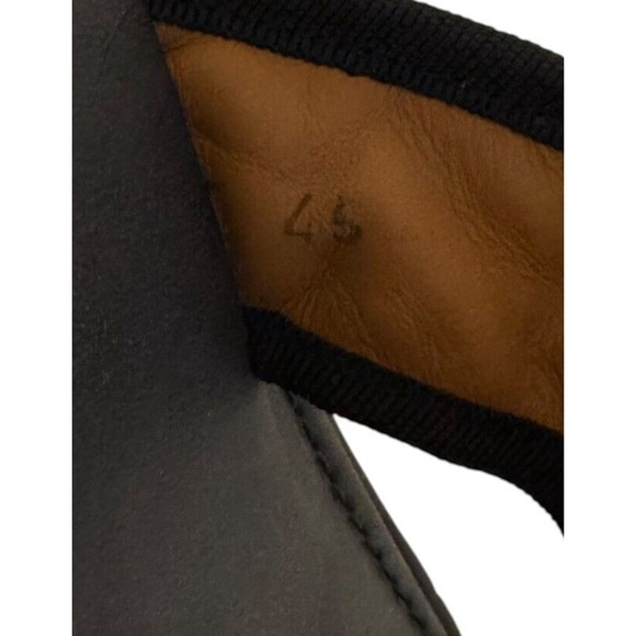 Armando Cabral Men\'s Black Arabia Iv Woven Cotton Leather Slides Sz 45 / 12 $485 main image 8
